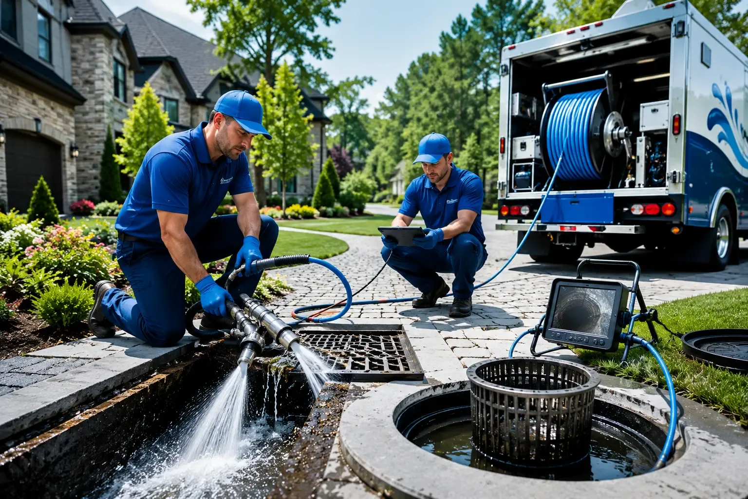 Local outdoor drain cleaning professionals in Olpe, KS